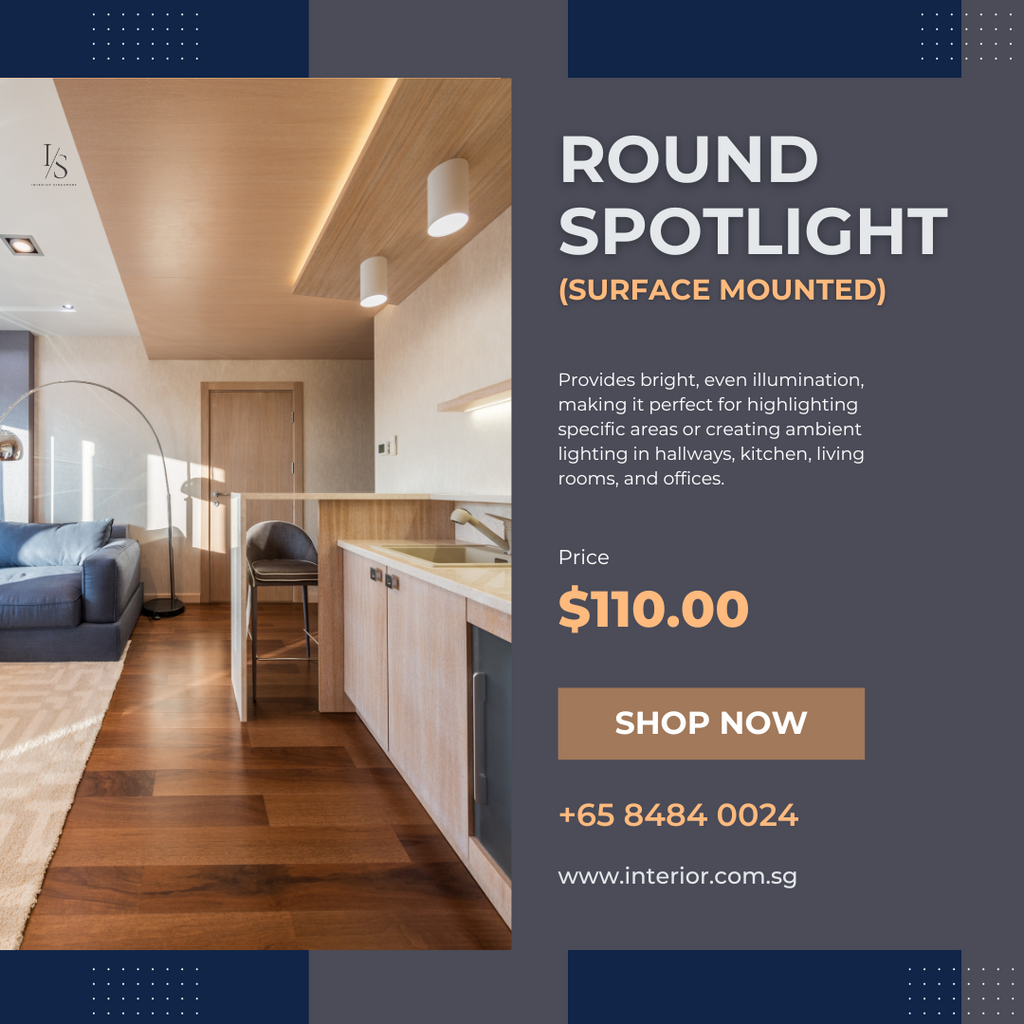 Brighten Up Your Space with Round Surface-Mounted Spotlights
